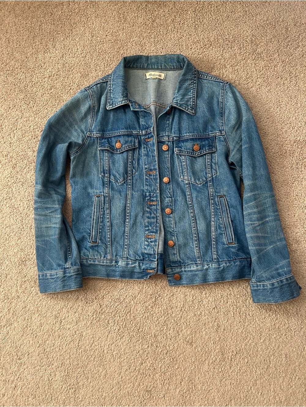 Madewell Medium Blue Denim Jean Jacket - Women's